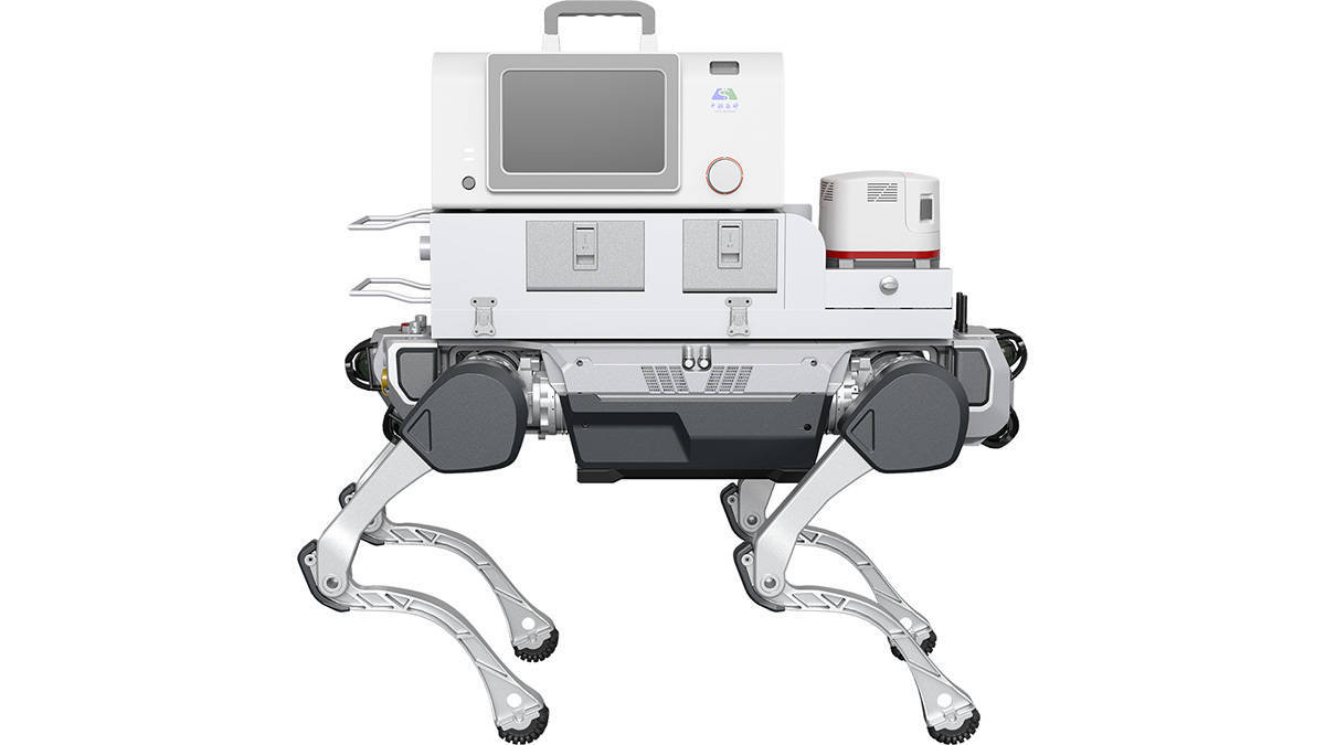 全球首款"急救机器人""急救转运机器人" 在京亮相
