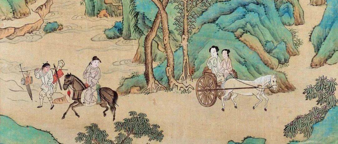古人三月三怎么过？藏在国画里的千年浪漫！一眼万年_华服游_兰亭_山水