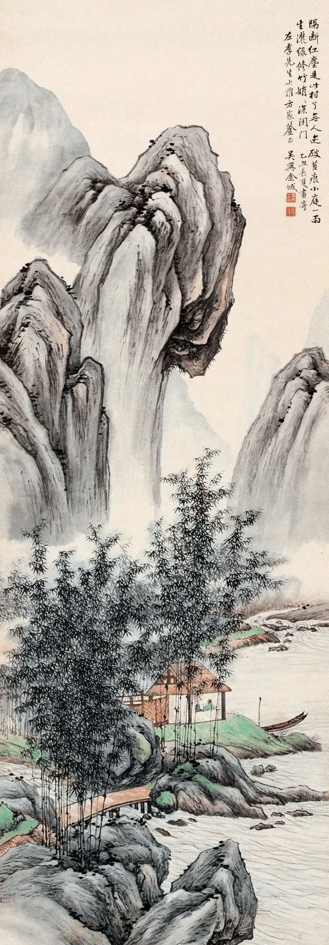 金北楼古意山水浅析！_搜狐网