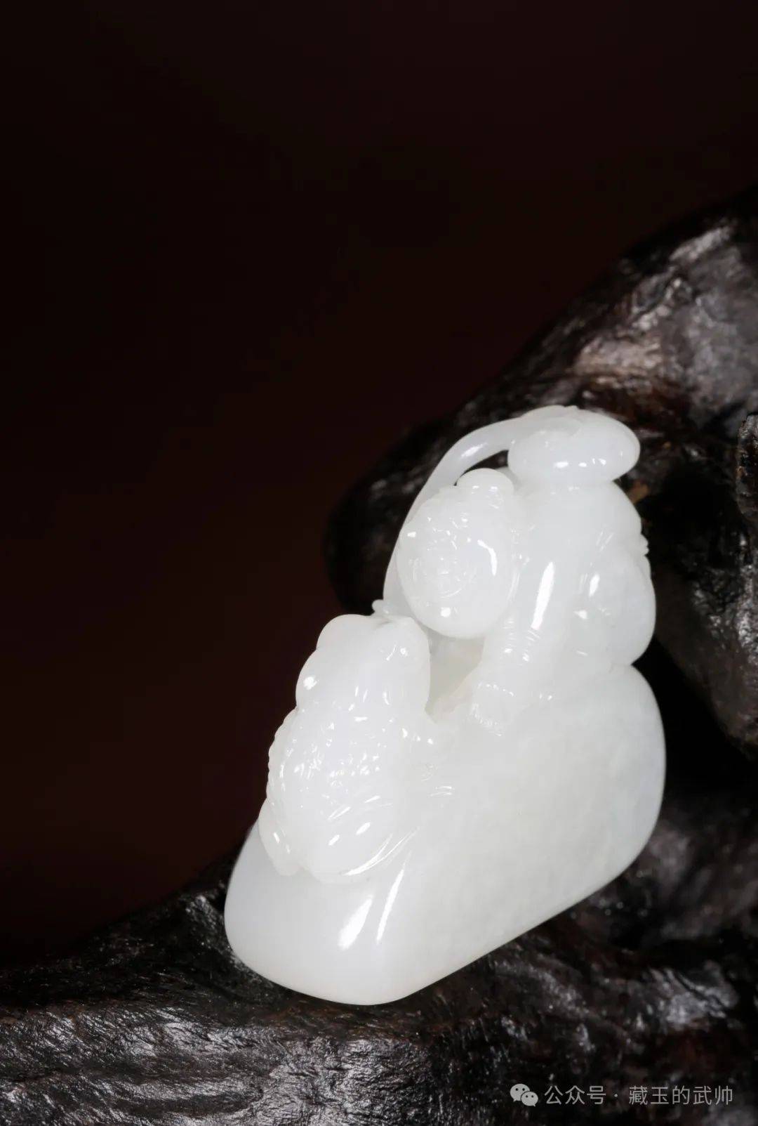 刘海戏金蟾，玉润生财，福泽绵长| 藏玉臻品_玉雕_作品_自然