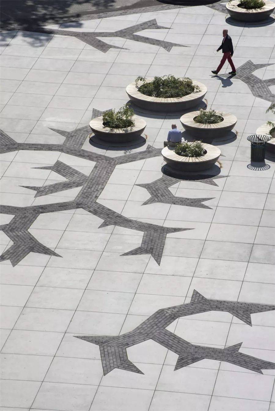 景观铺装实用篇这样的广场才能个性十足