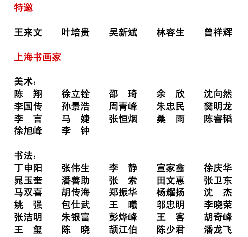 "沪明情 向未来"当代书画名家写画上海,三明作品展览巡展