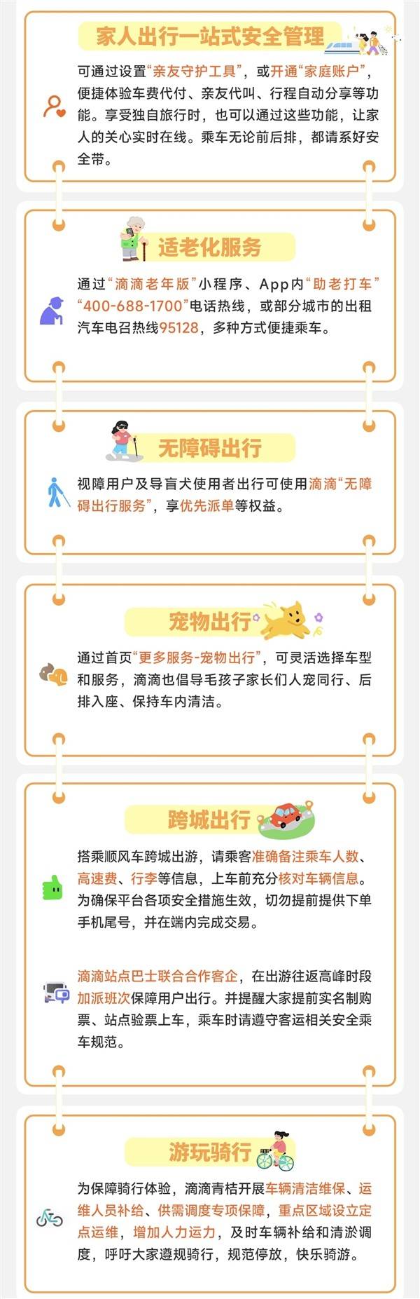 滴滴发布五一假期十大服务保障措施