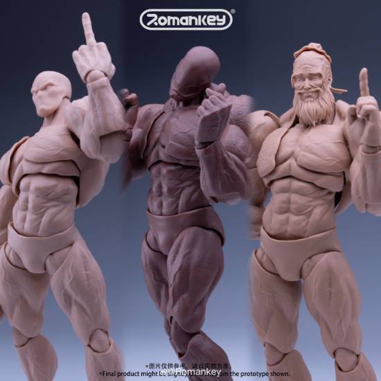 Romankey推出UMS003“大块头Big Guy”可动人形素体