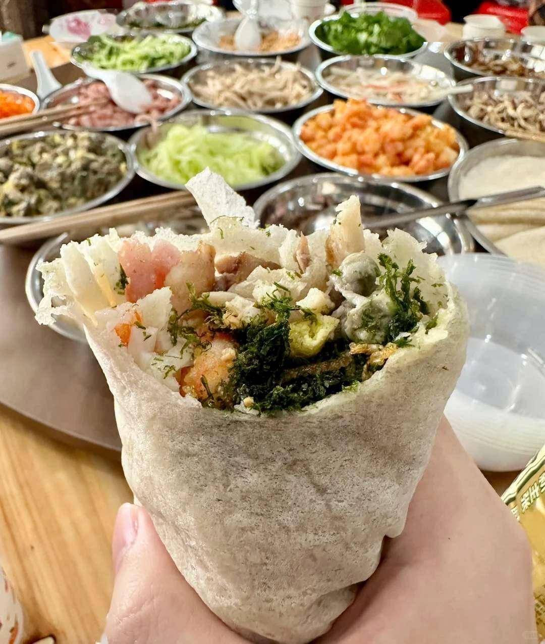 闽南养生润饼菜:18种时蔬卷,维生素一次补足