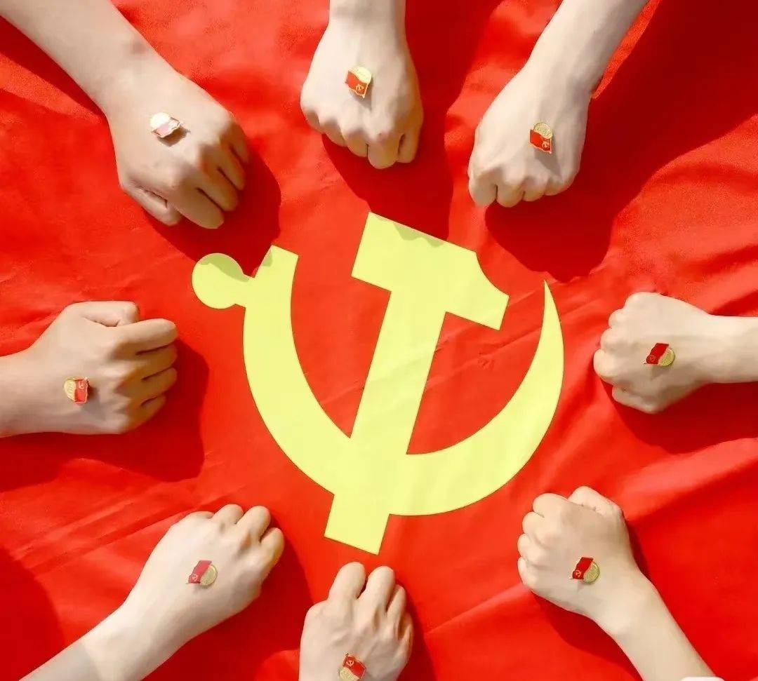 当8枚崭新的党徽遇见7份务实的转正申请书今天的会议桌上就像精密装配