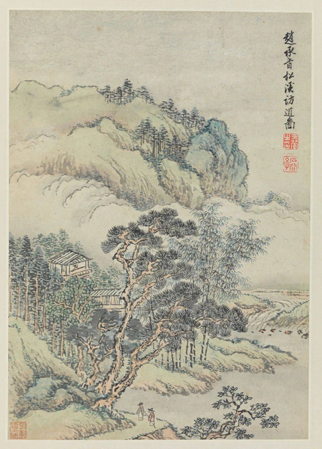 王翚 仿宋元山水巨册▼王翚 仿宋元诸家十二开▼王翚 画山水册之三