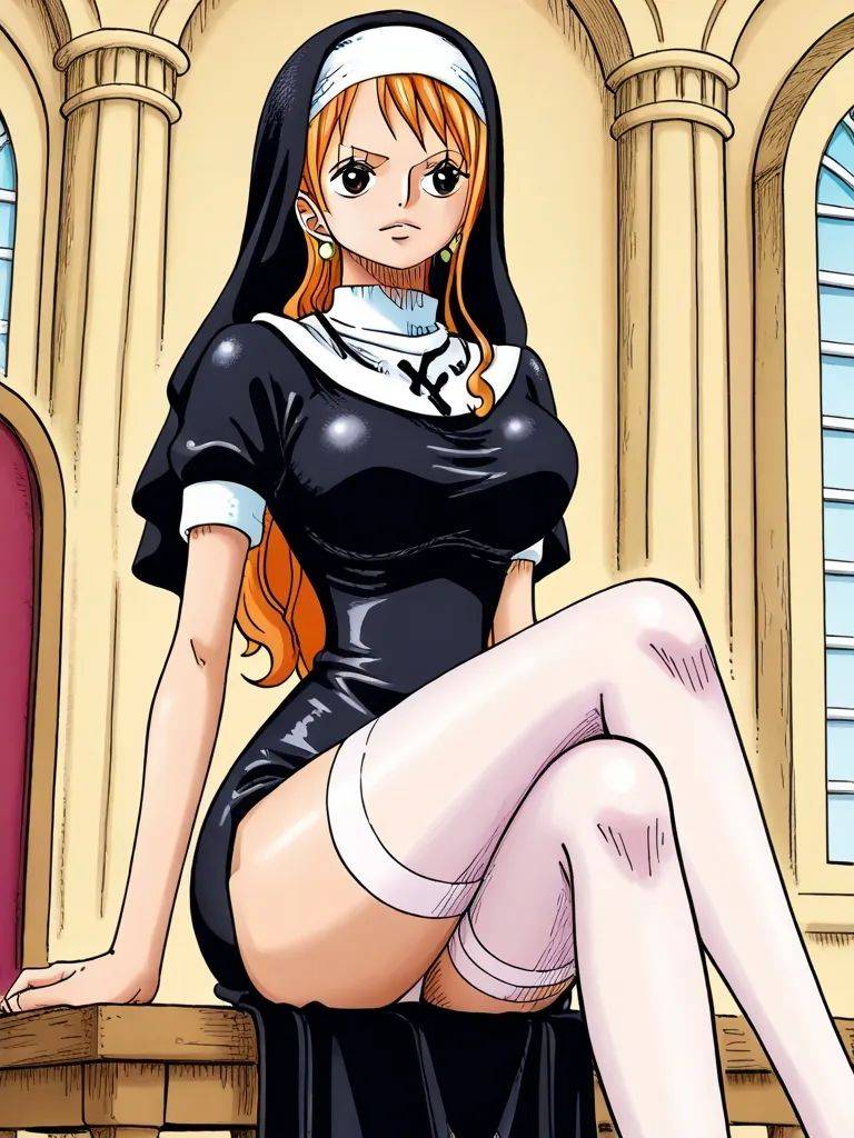海贼王娜美修女装好好看!