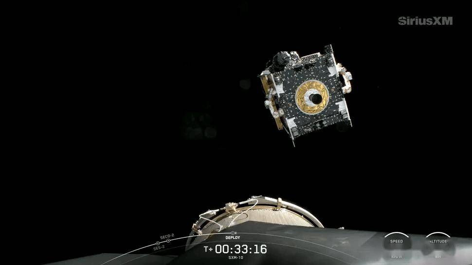 SpaceX 成功发射 SiriusXM 无线电卫星，今年第 69 发猎鹰 9 号
