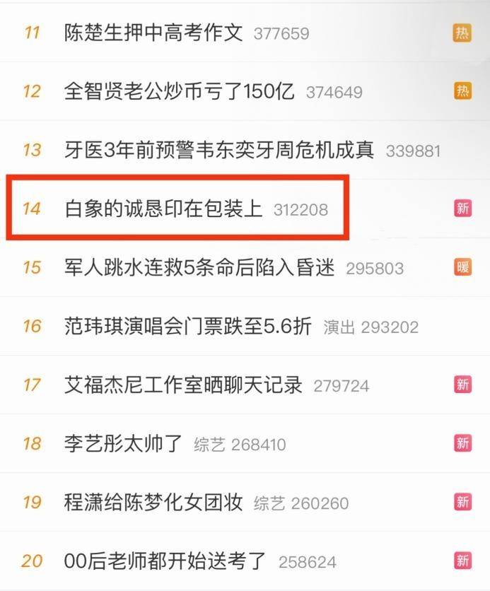 回应信息透明化刚需，白象树立规范产品标识新标杆