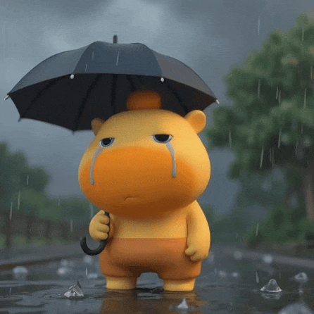 水豚噜噜表情包:拉完