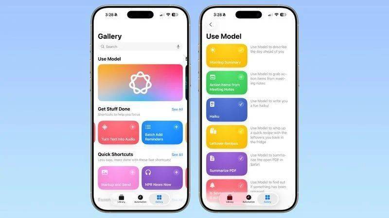 苹果 iOS 26 升级快捷指令：扩展引入 Apple 智能