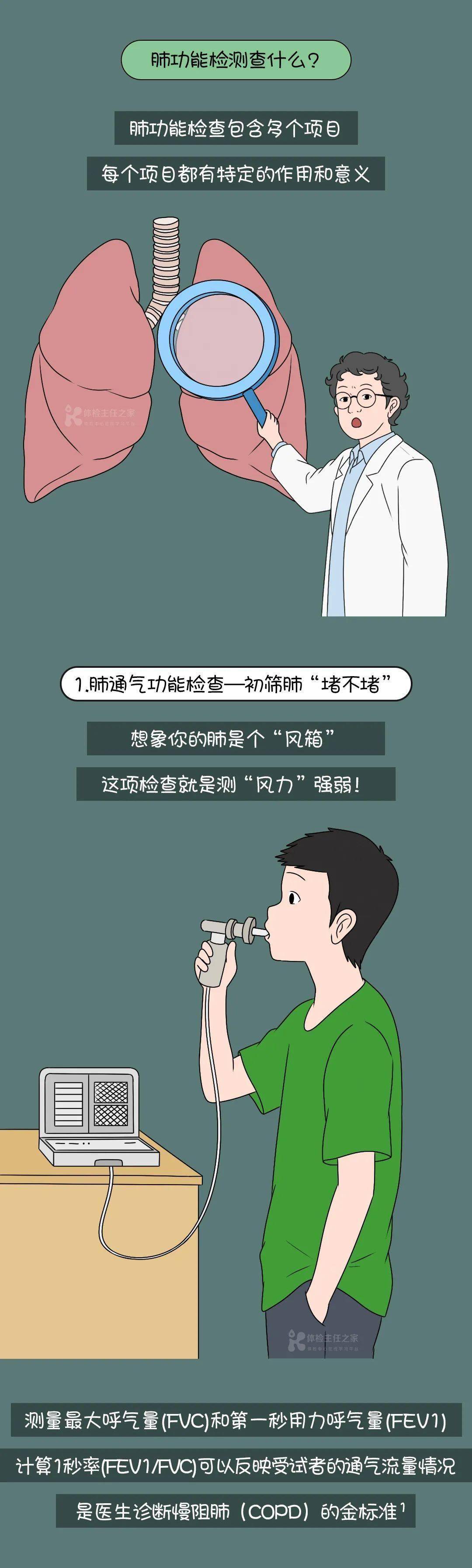 漫画 | 肺功能检查有哪些指标?教你4招轻松养肺