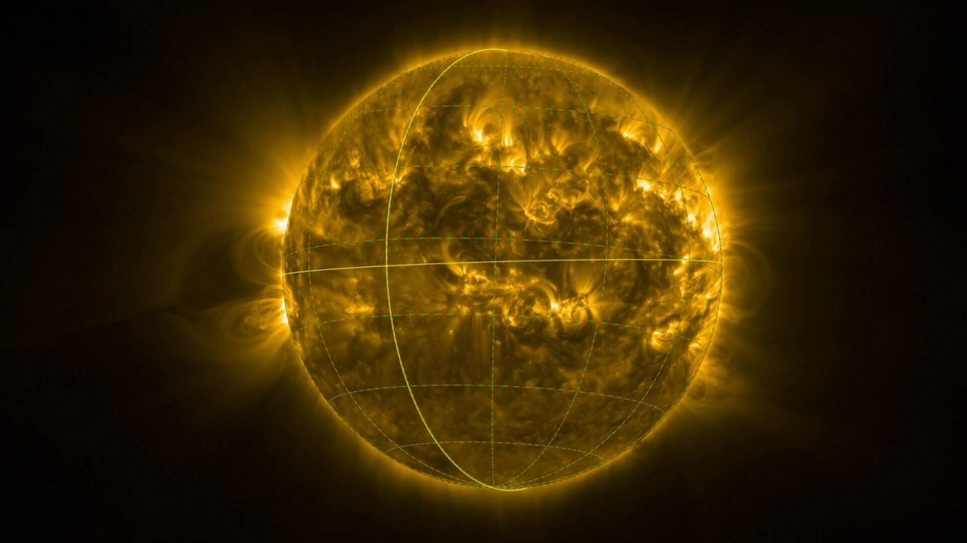 “太阳轨道飞行器首次拍摄太阳两极清晰图像”