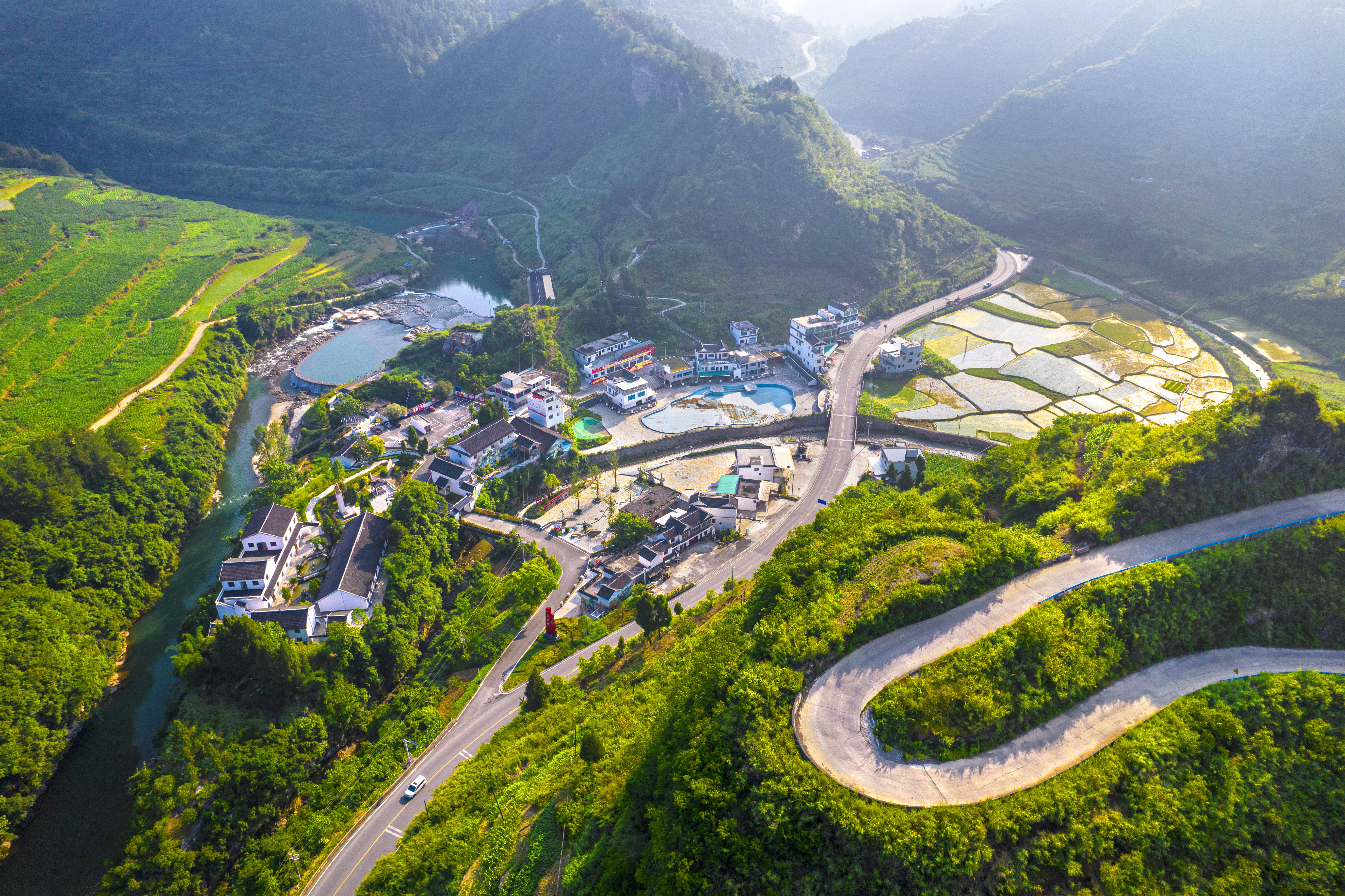 天眼影像|黔西:农文旅融合乡村美