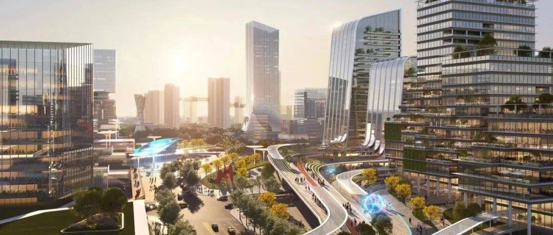 672亿!杭州临平北枢纽核心板块城市设计方案出炉,超越超山风景区!_车站_km_分析图