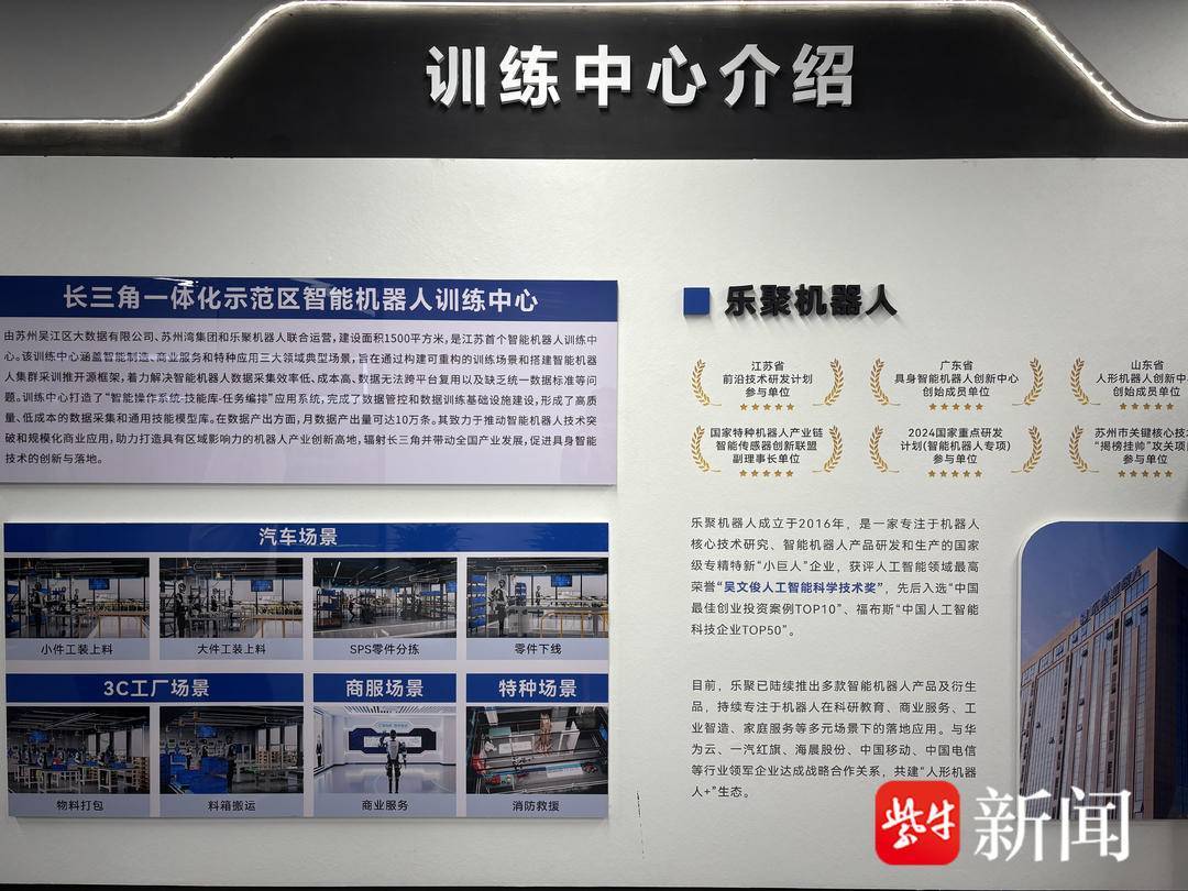 机器人也能上“大学”了！8大场景、30个工位，江苏首个机器人训练中心在苏州吴江启动
