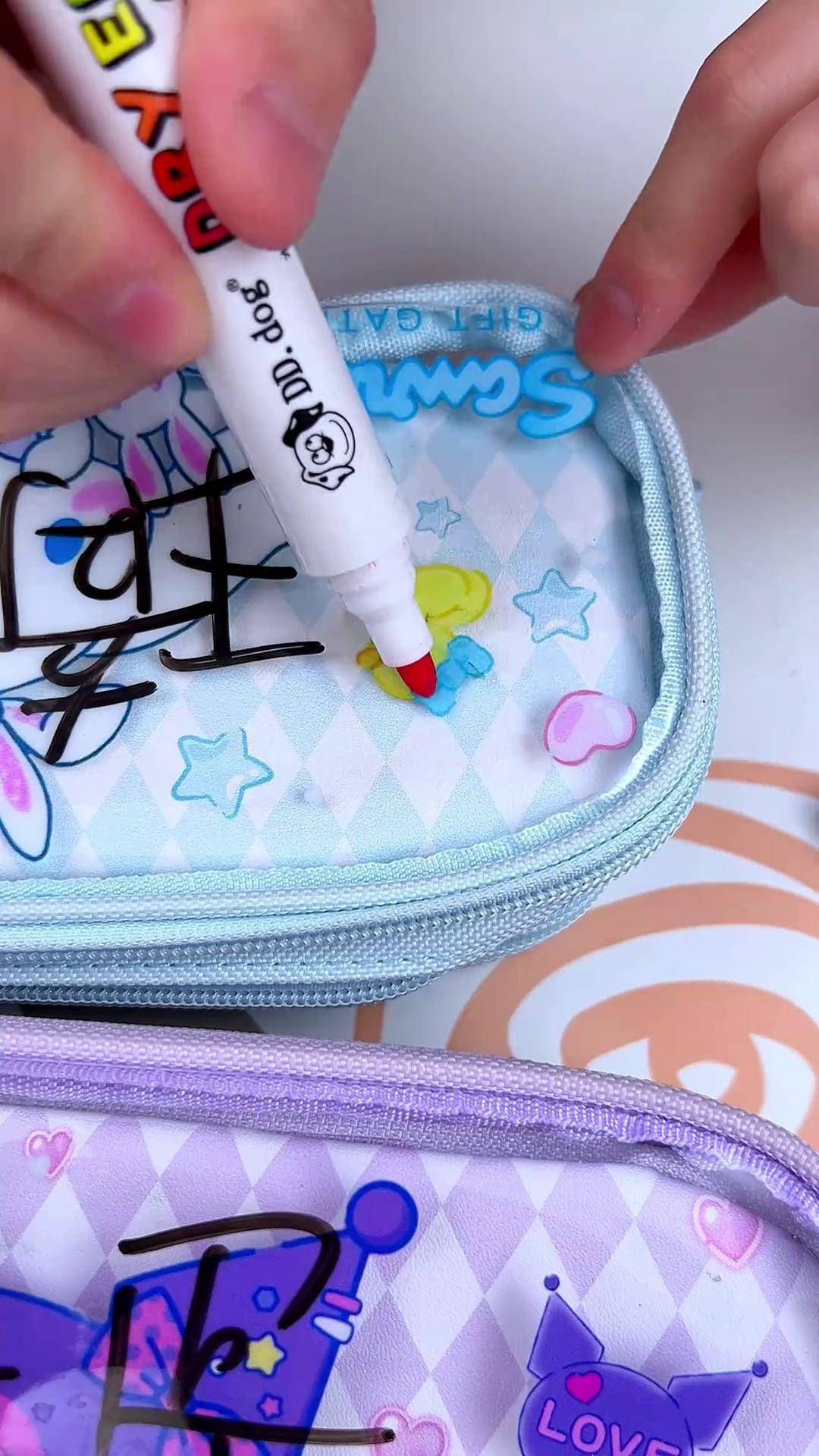 可爱的三丽鸥笔袋,颜值高 还防水防污三丽鸥 文具安利 学习用品