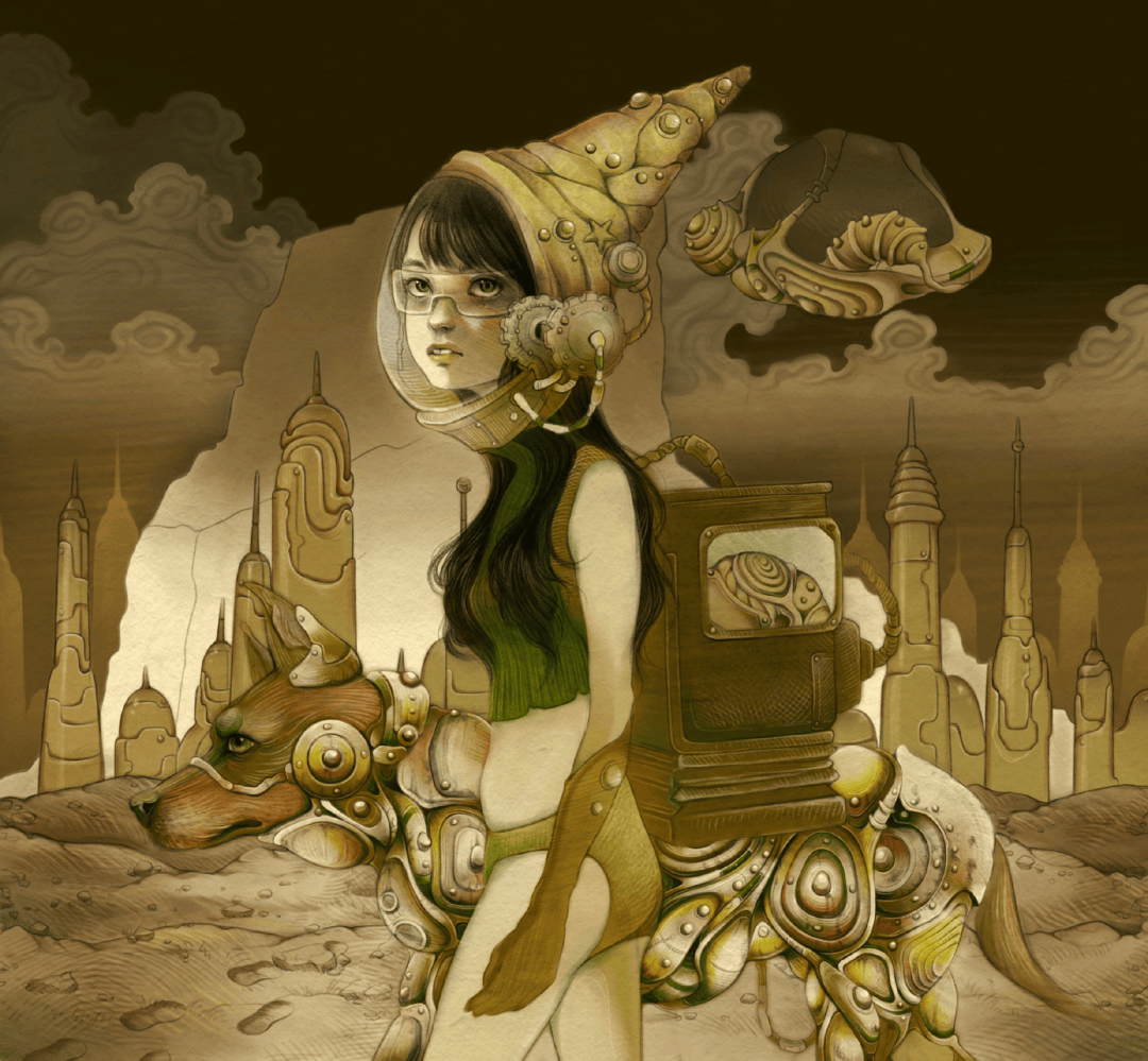 驾笼真太郎作品画风后来,她又沉迷于法