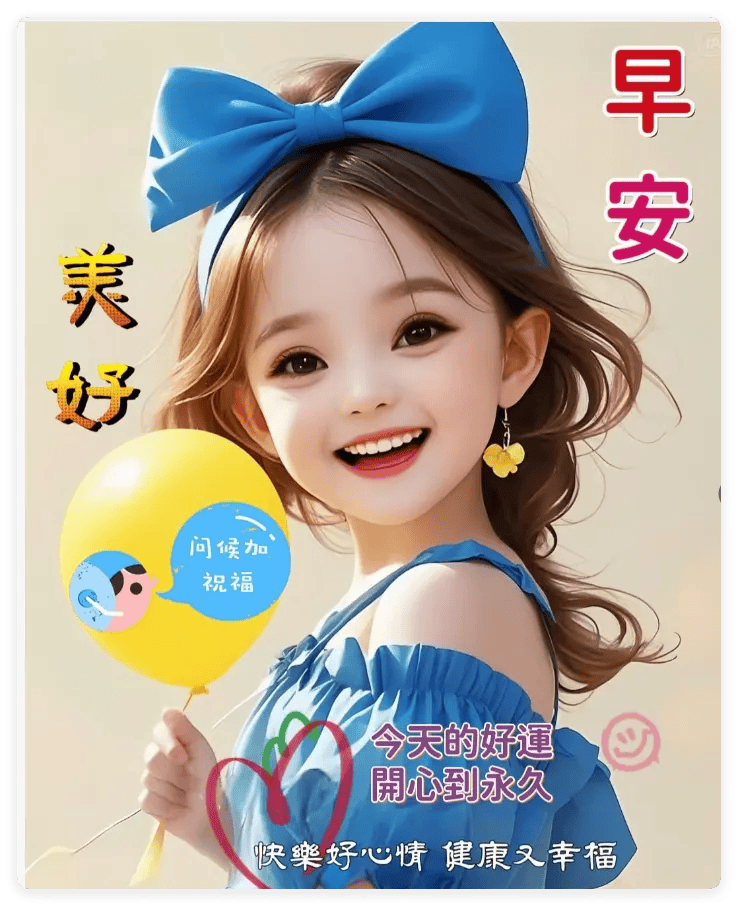 今日最新版早上好表情图片最美的祝福,开心快乐!