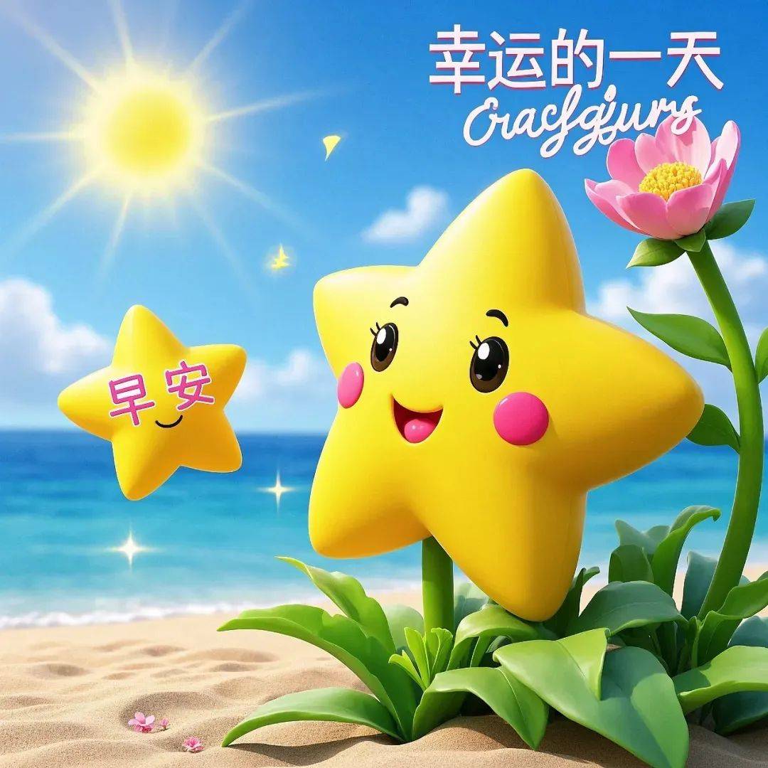 "精选100张很漂亮的早安图片:早上好祝福语,心想事成,欢乐无边,祝福永