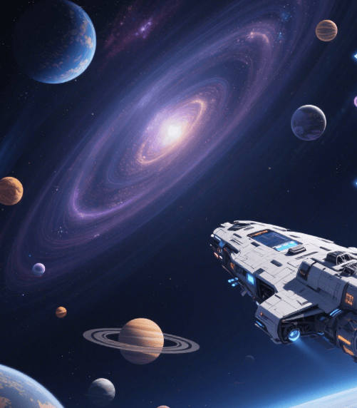 宇宙深境探索：从地球启程的奇幻之旅