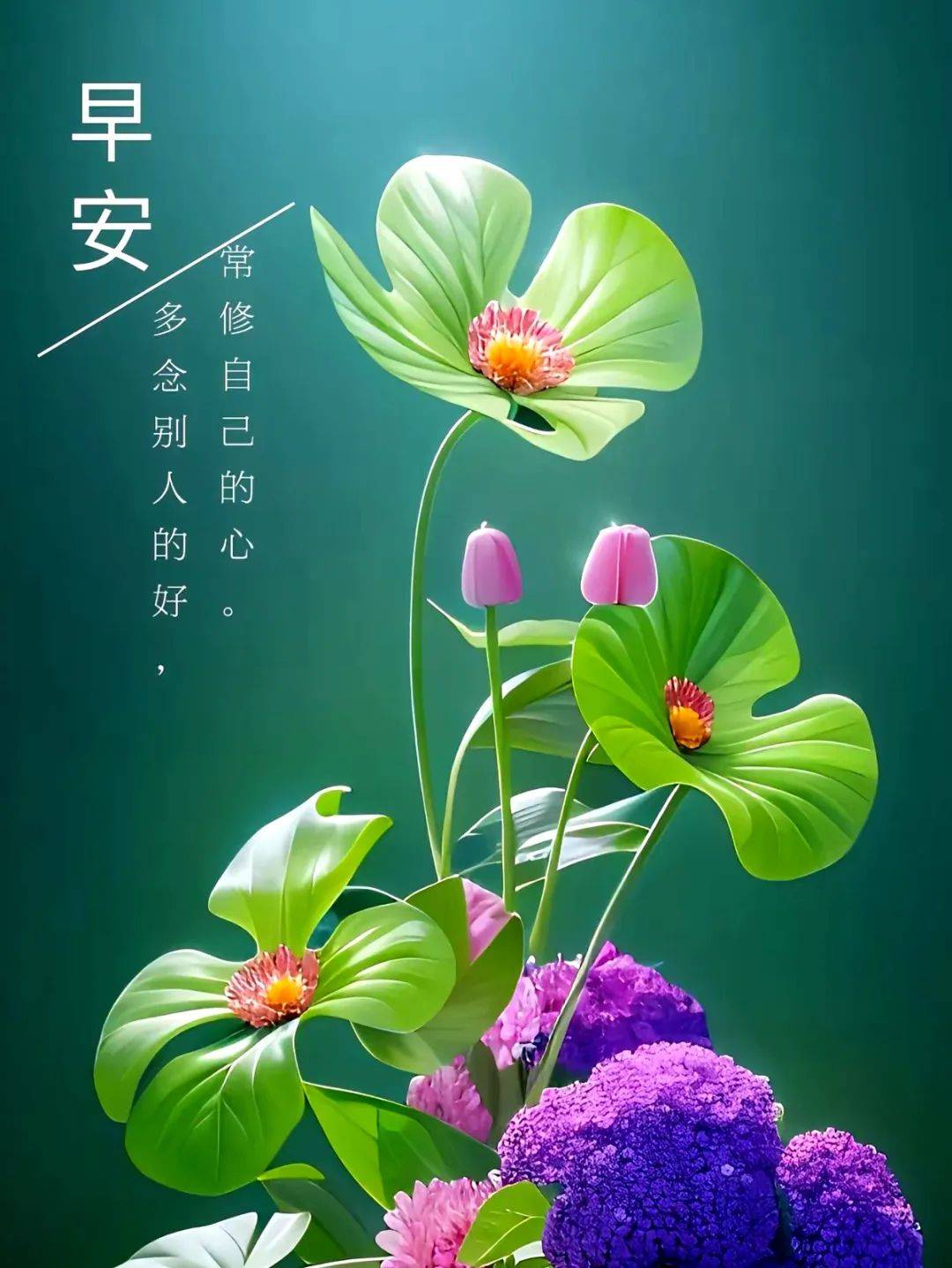 精选136张早安唯美图片清晨的早上好祝福语送给你愿健康愿平安愿快乐