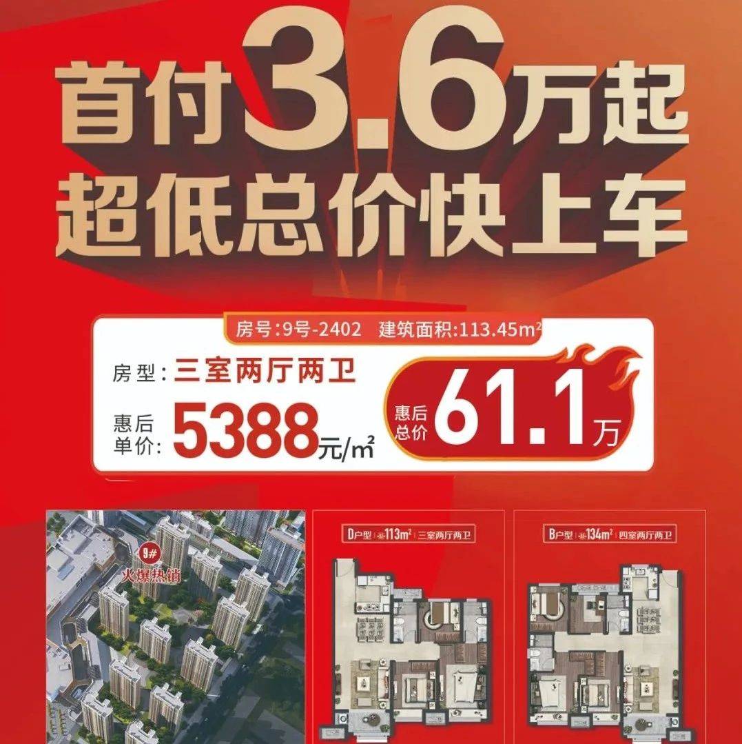 首付3.6起买中骏!单价5388元/m²!_高密_配套_楼盘