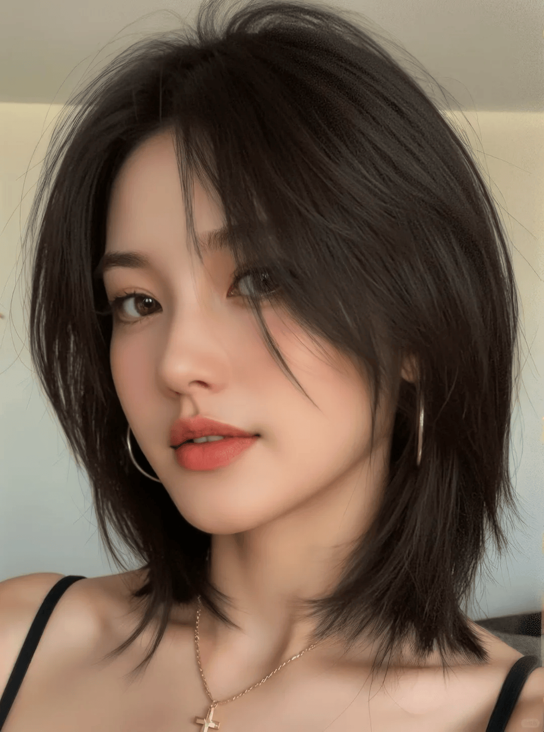 森系文艺感高层次短发,更显清爽感,很时尚很吸睛