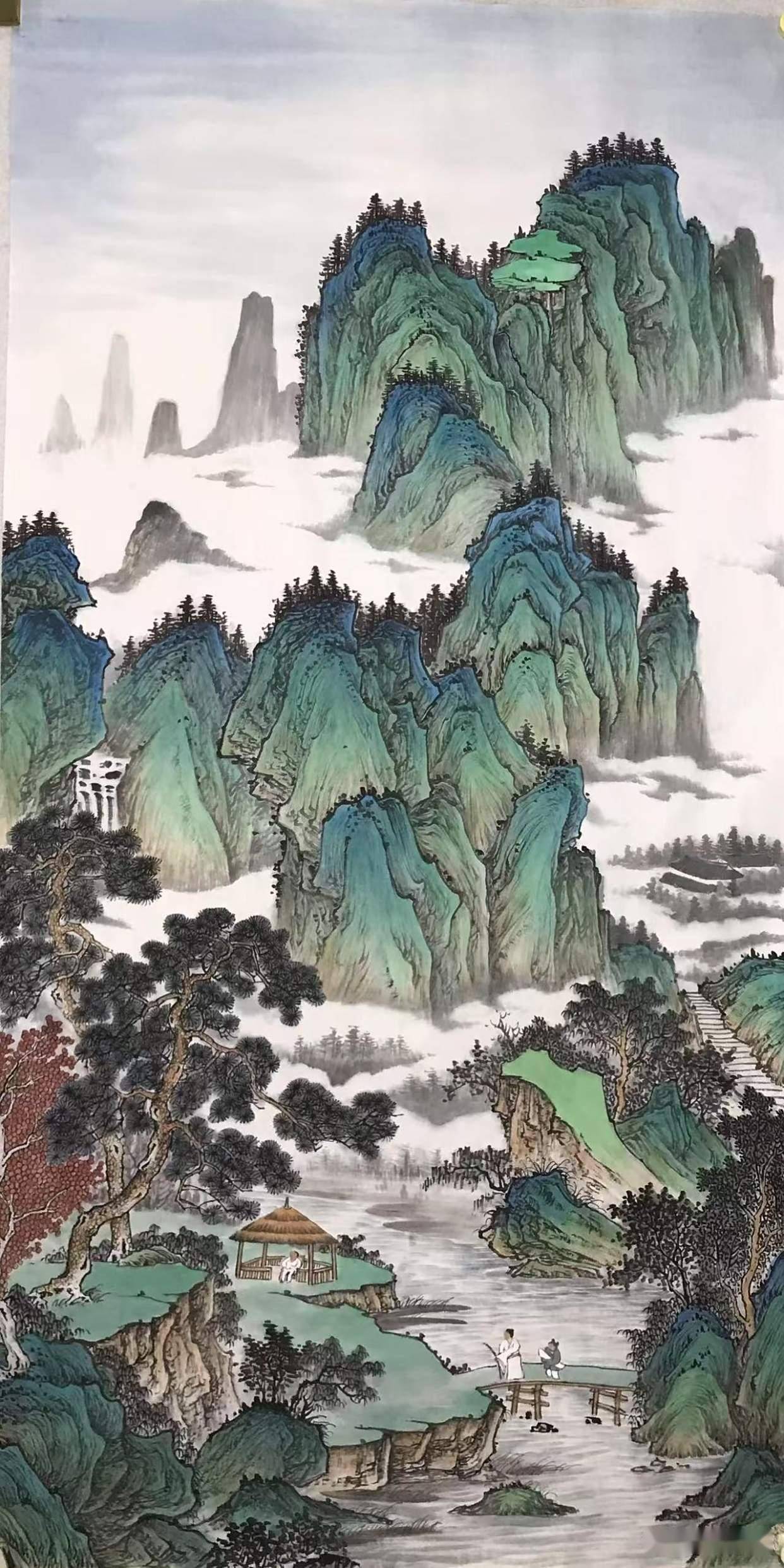 张磊山水画里藏着当代人最缺的隐逸解药