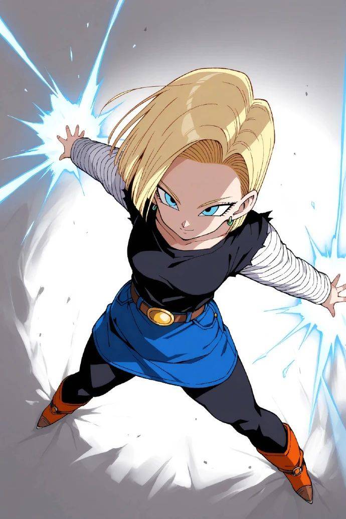 18号战斗状态,女神果然不一样