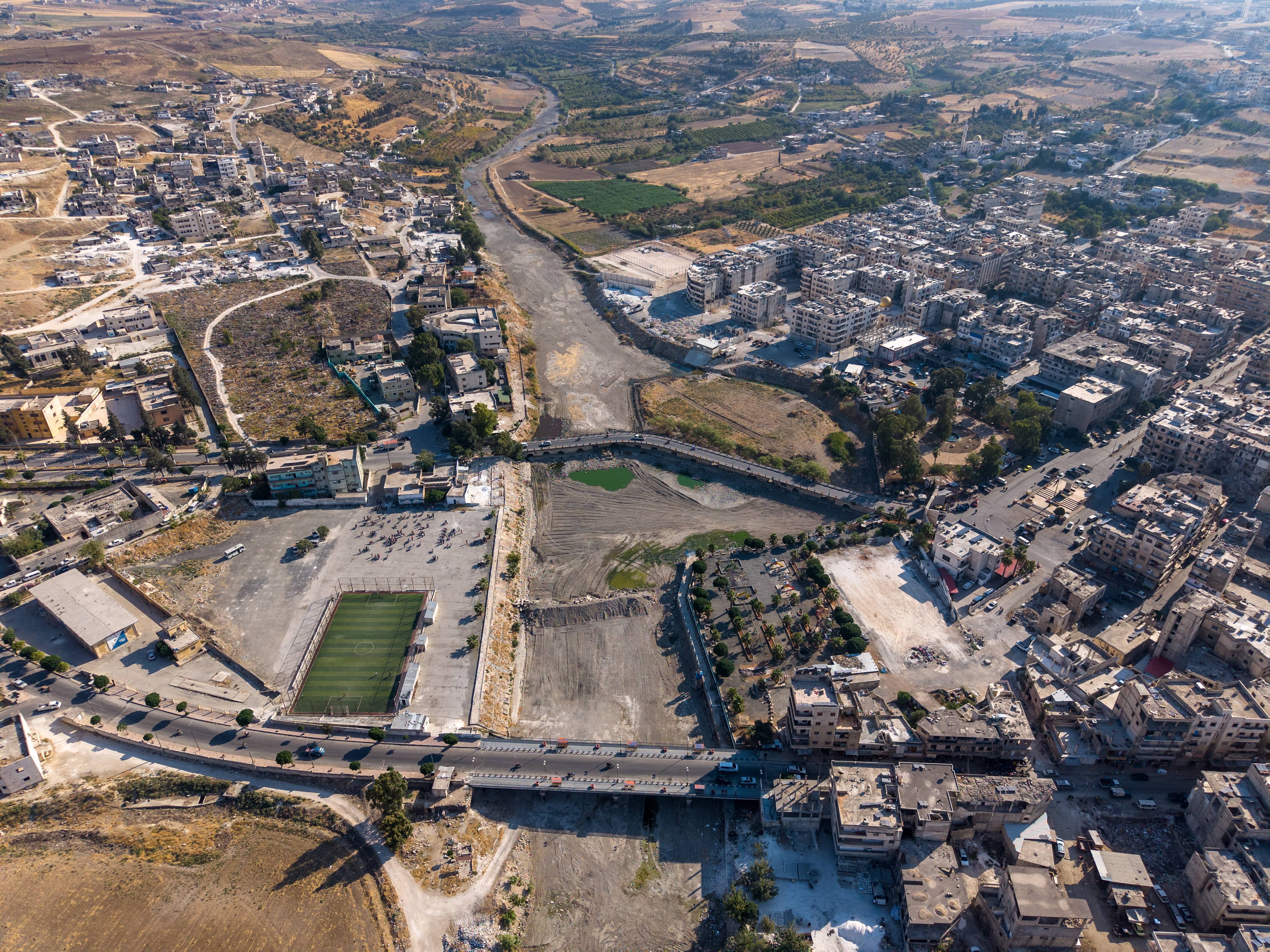 叙利亚:干涸的奥龙特斯河