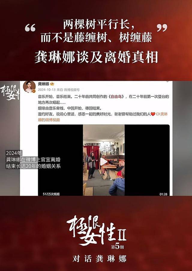 龚琳娜自曝离婚细节，质问老锣出轨，原来他爱上奥地利的离异女人