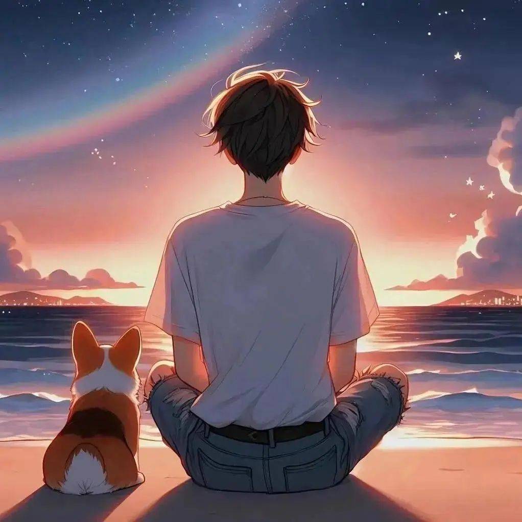 超适合七夕的情侣微信头像