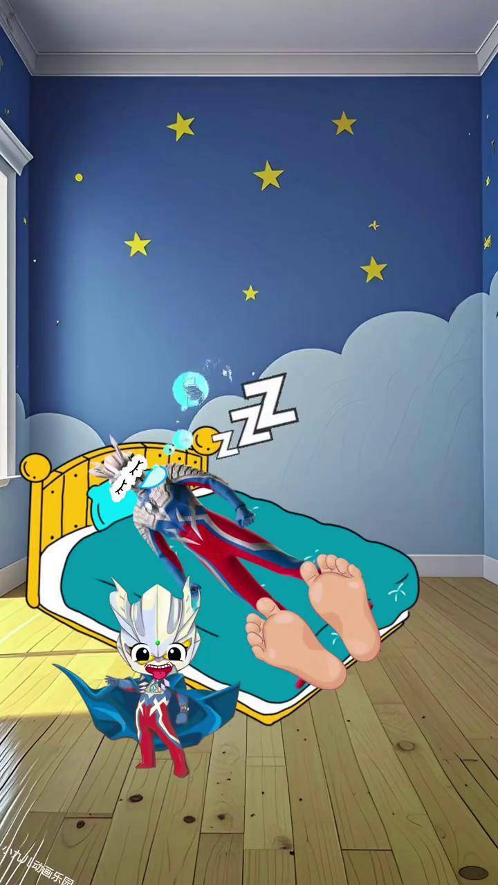 小赛罗也尝到了挠脚心的滋味儿童动画 动画 奥特曼 奥特曼儿童动画片