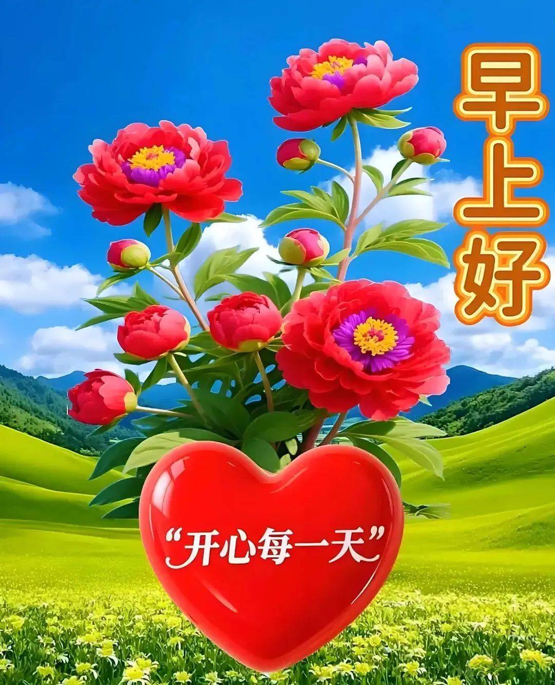 18张今日最新早上好问候语精选大全,开心送祝福,相互牵挂暖心间