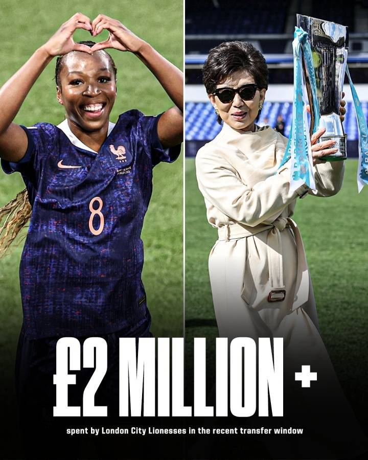 女足第一土豪！英女超升班马豪掷200万镑签17人，140万签历史标王