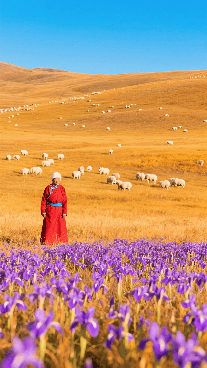 蒙古草原主题 超美手机壁纸