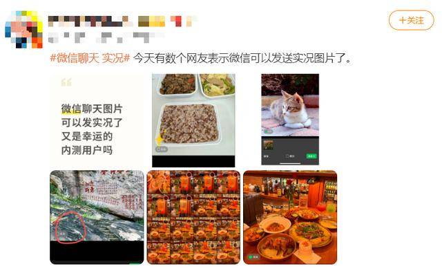微信聊天可发实况图？客服：暂时仅支持iOS客户端