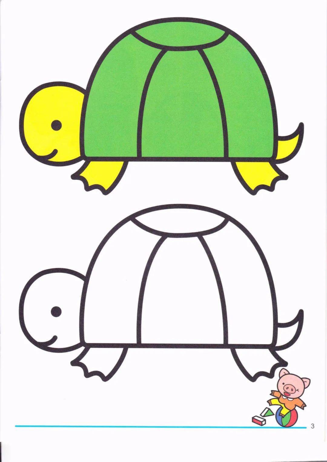 幼儿园涂色画160张