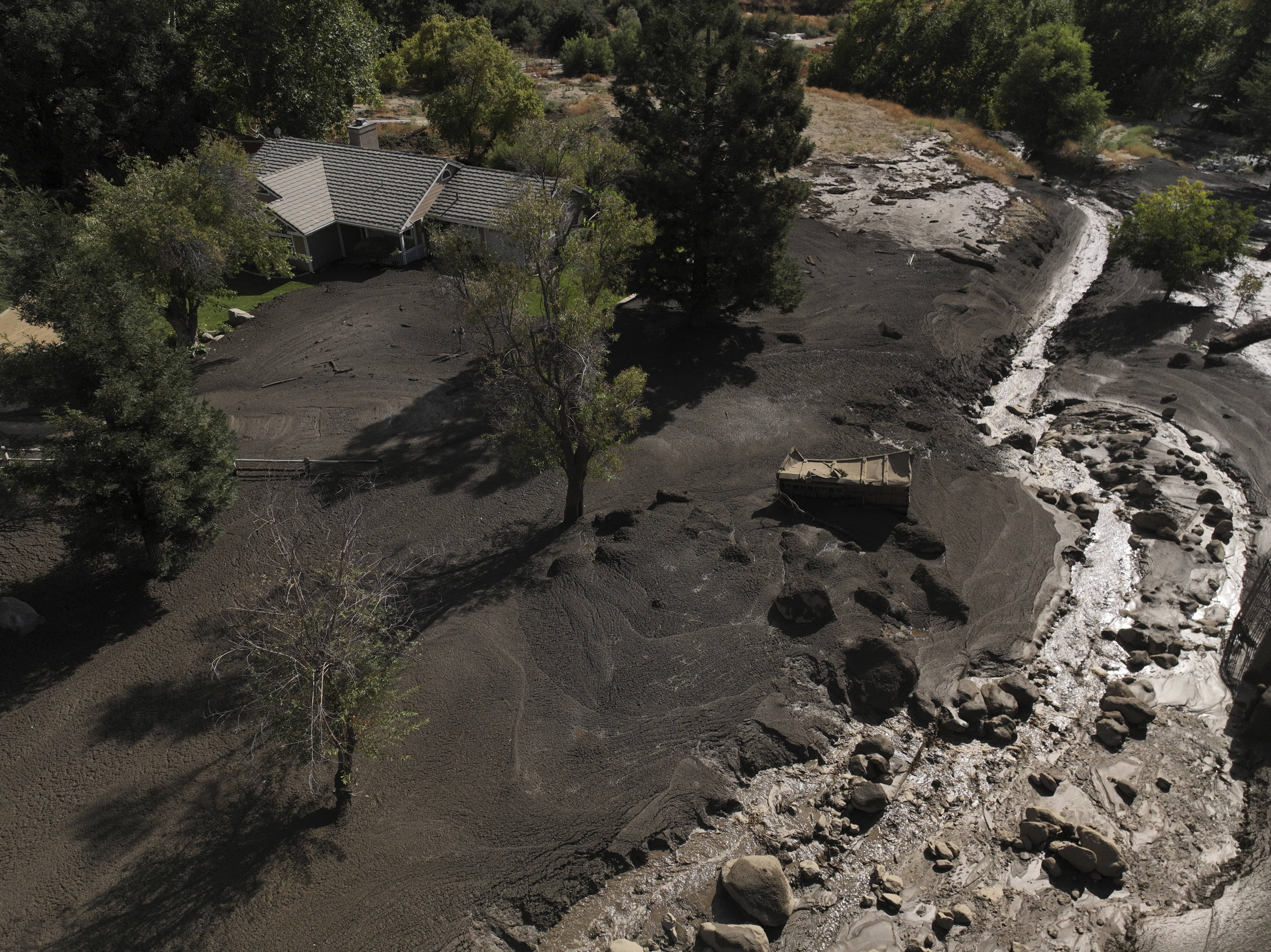美国加州发生泥石流灾害