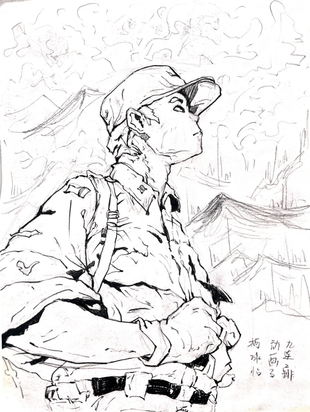 军训第四天:争当标兵,不负韶华!