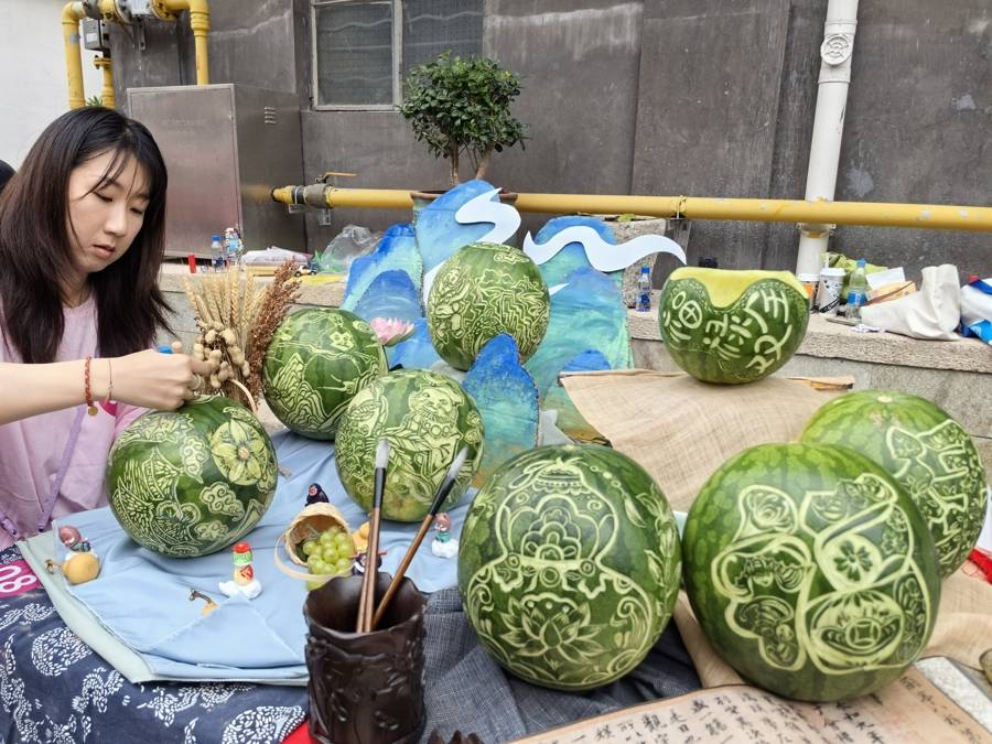 雕刻创意、自驾营地、海鲜厨王……浙江平湖:西瓜灯群文活动精彩纷呈_文化_南河头_文旅