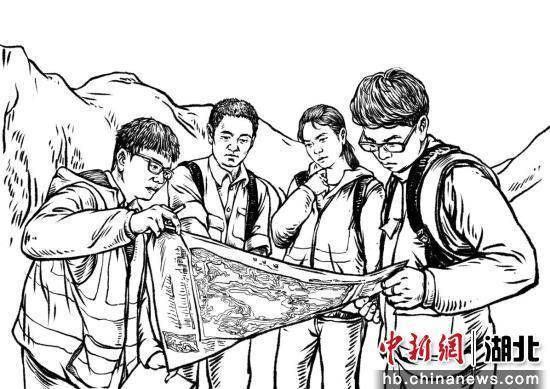 高校教师带领学生创作“山河”绘本故事