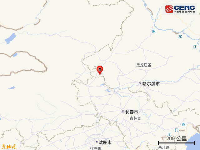 刚刚，齐齐哈尔发生地震