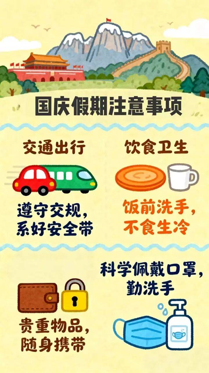 十一假期安全指南—守护欢乐，平安出行