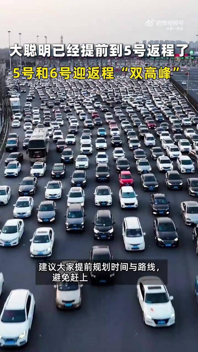 大聪明已经提前到5号返程了！8天长假已过半，你准备哪天返程？