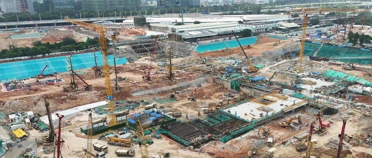 深圳最大高铁站全面进入主体施工阶段_西丽_综合_铁路枢纽