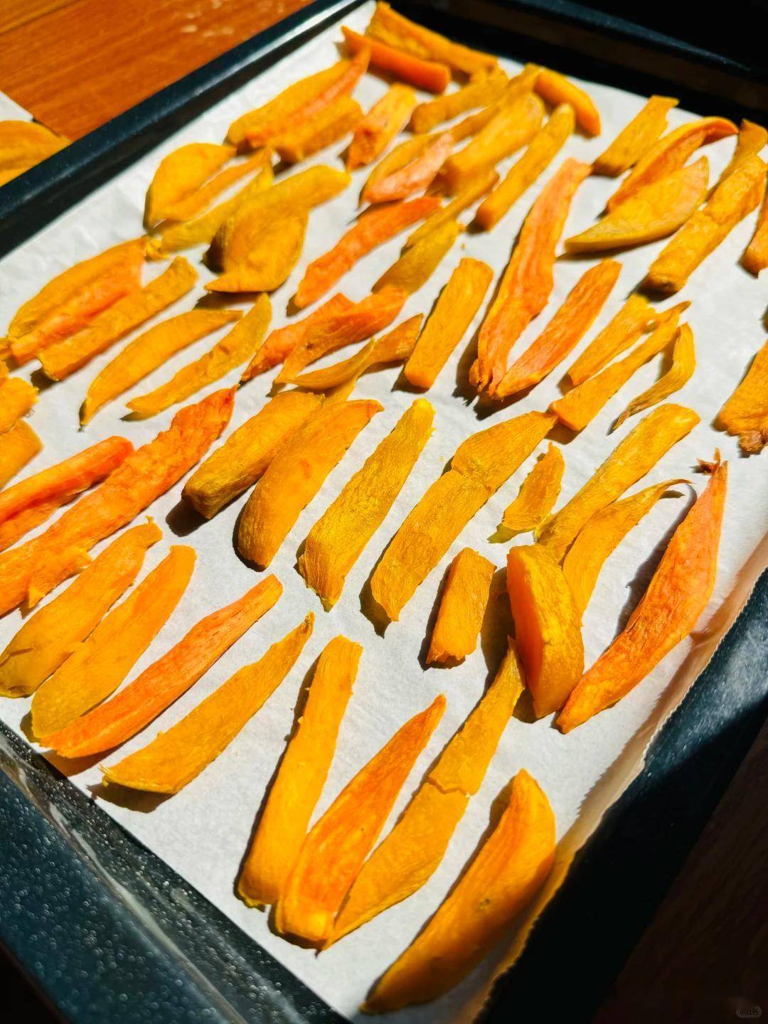 自制无添加的健康零食!烤箱烘干红薯干软糯香甜有嚼劲