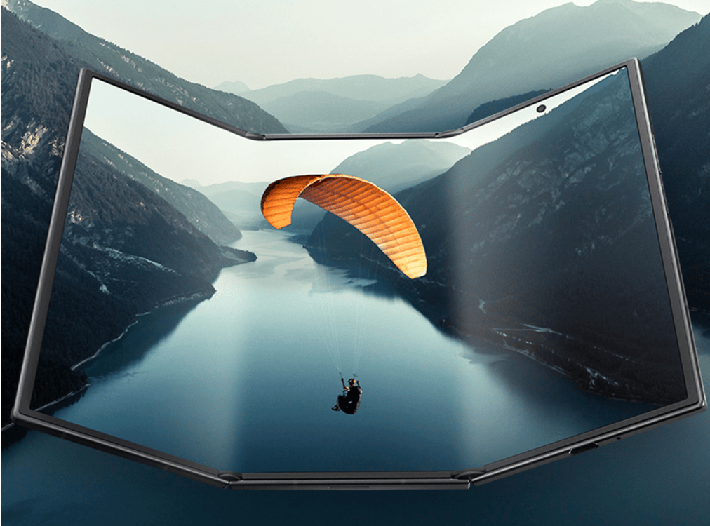 三星首款三折叠来了!比华为晚,还比华为厚